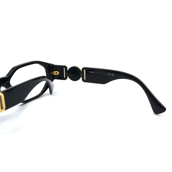 NEW VERSACE VE3320U GB1 BLACK AUTHENTIC EYEGLASSES FRAME - Picture 10 of 16